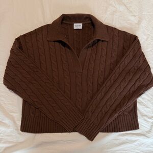 Chocolate Brown Sunday Best Lottie Sweater